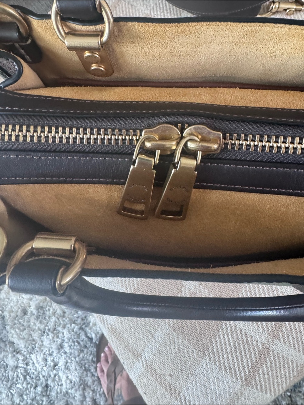NEW COACH Rogue 25 in Army Green in Regenerative Leather C1764 - pending sale - Picture 7 of 14